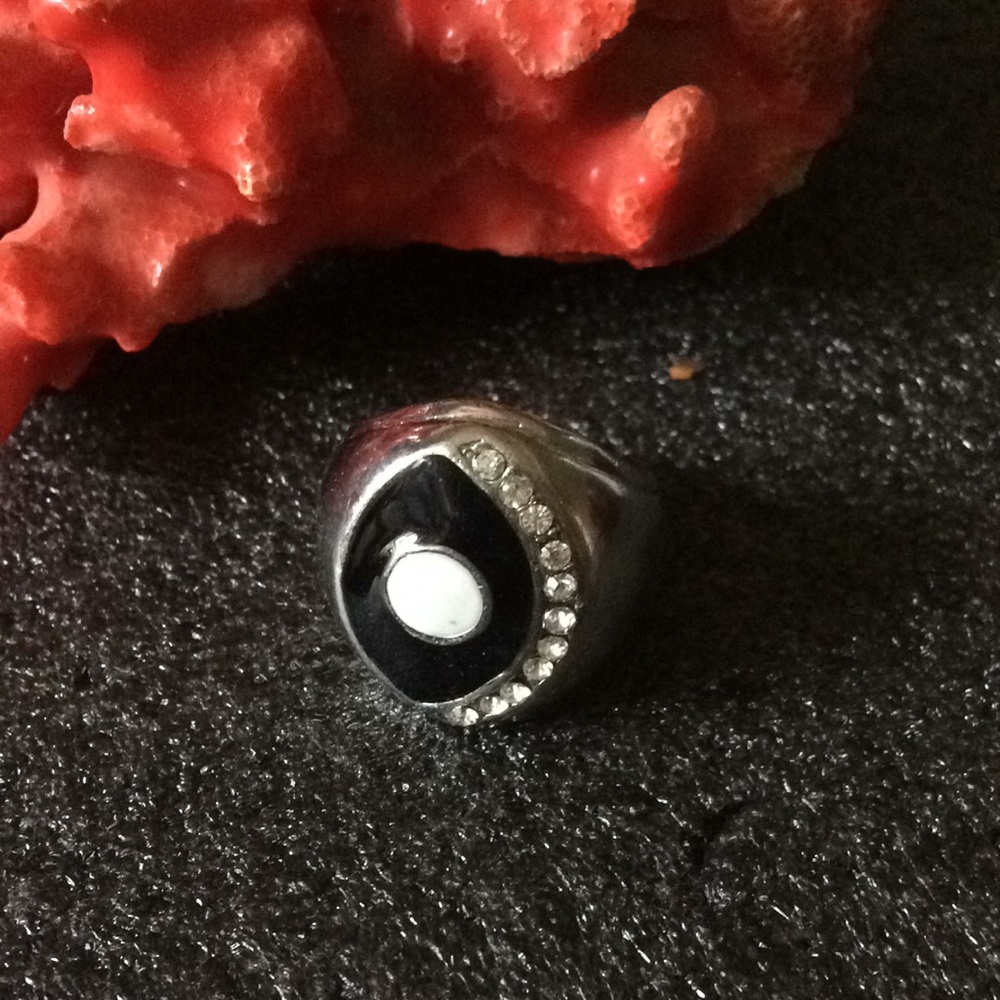 Evil Eye Silver Ring - image 3